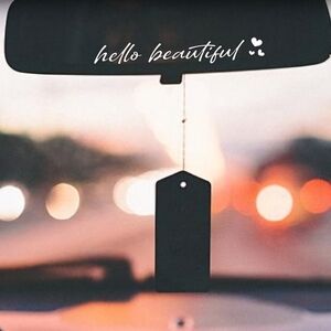 Hello Beautiful Mirror Decal